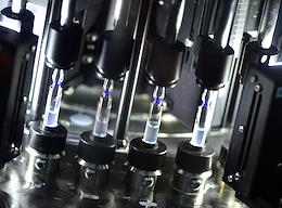 Production of vaccines in the Novosibirsk region. Ampoules with the Algavak vaccine for the prevention of viral hepatitis A at the JSC Vector-BiAlgam enterprise in the science city of Koltsovo, Novosibirsk Region
