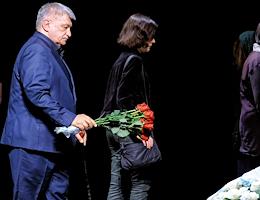 Farewell ceremony for actor Sergei Dreyden at the Bolshoi Drama Theater (BDT) named after G.A. Tovstonogov.
