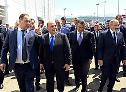 Working trip of Russian Prime Minister Mikhail Mishustin to Sochi.