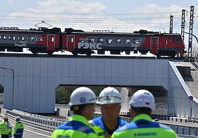 Пресс-тур на площадку строительства участка Московского скоростного диаметра от улицы Маршала Шестопалова до Павелецкого направления МЖД, который возводится в составе Юго-Восточной хорды (ЮВХ-8)