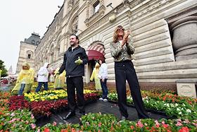 Традиционный Фестиваль цветов в ГУМе