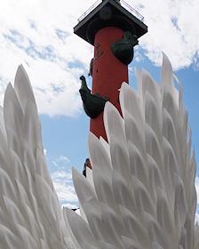 Репетиция парада ко Дню Военно-Морского флота (ВМФ) в акватории Невы