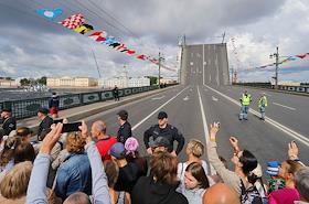 Репетиция парада на день ВМФ 23 июля 2023 года в Санкт-Петербурге