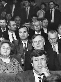 Директор музея Кино. Конгресс народов СССР в здании МХАТ имени Горького