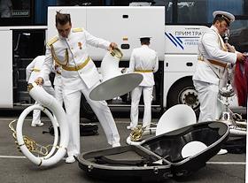 Репетиция парада ВМФ в акватории Невы