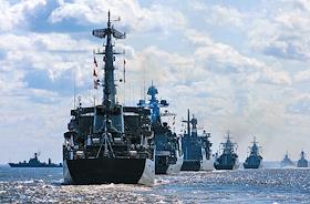 Главный военно-морской парад в честь Дня Военно-морского флота (ВМФ) России в Кронштадте