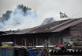 Ситуация на Комсомольской площади. Последствия пожара ангаров на площади трех вокзалов