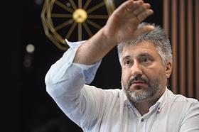 Генеральный директор СберАвтоТех Андрей Василевский во время интервью