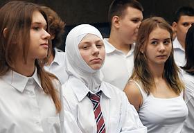 День знаний. Торжественная линейка в школе №2 города Алушта