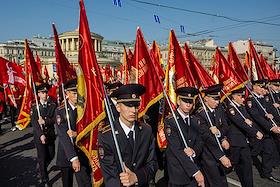 Крестный ход в Санкт-Петербурге в честь перенесения мощей благоверного князя Александра Невского