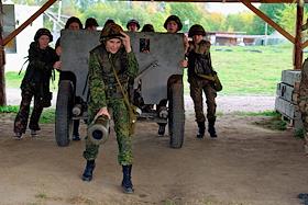 Военно-патриотический фестиваль молодежи «Красносельские маневры» в Гатчине