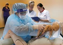 Competition of professional skills of nurses and midwives of the Sverdlovsk region at the Sverdlovsk Regional Medical College in Yekaterinburg