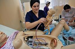 Competition of professional skills of nurses and midwives of the Sverdlovsk region at the Sverdlovsk Regional Medical College in Yekaterinburg