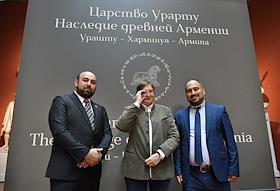 Пресс-показ выставки 'Царство Урарту. Наследие древней Армении. Урашту - Харминуя - Армина', организованной совместно с ведущими музеями России и Армении, в ГМИИ имени А.С. Пушкина