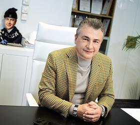 Генеральный директор 'ЭкспоФорум-Интернэшнл' Сергей Воронков во время интервью