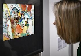 Пресс-показ выставки 'Герои и современники Серебряного века', посвященной культуре рубежа XIX–XX веков, в Государственной Третьяковской галерее (ГТГ)