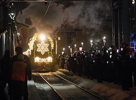 Прибытие поезда Деда Мороза в Красноярск