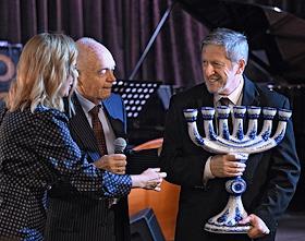 Прием Российского еврейского конгресса в честь Хануки в 'Джаз-клубе Игоря Бутмана'