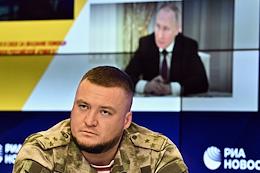 Meeting of the Joint Council of Commanders of Zakhar Prilepin’s structures at the Rossiya Segodnya news agency