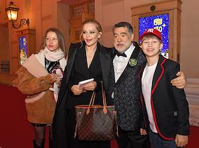 Evening as part of the celebration of the 130th anniversary of the Main Department Store (GUM). Ballet 'The Nutcracker' by P.I. Tchaikovsky on the stage of the State Academic Bolshoi Theater (SABT). Gathering of guests