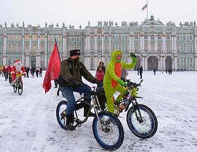 Костюмированный велопарад в Санкт-Петербурге