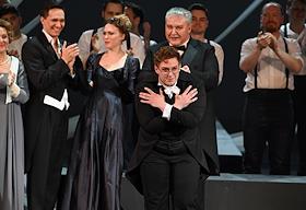 Крещенский фестиваль в Новой Опере – 2024. Открытие фестиваля и премьера оперы 'Война и мир. Наташа и Андрей' Сергея Прокофьева в постановке режиссера Алексея Мартынова на сцене Московского театра 'Новая опера' имени Е.В.Колобова