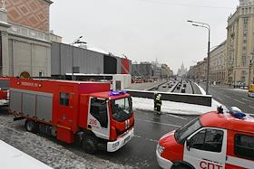 Возгорание в Театре сатиры