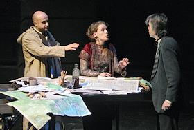 Спектакль 'Иванов' А.П.Чехова режиссеров Александра Баргмана и Анны Вартаньян в постановке 'Такого театра' на сцене Театра наций. 
