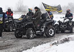 Country cross battle on the Volga. A sporting event dedicated to the celebration of the day of the defeat of Nazi troops by Soviet troops in the Battle of Stalingrad