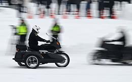 Competition for the championship of the FSS Special Purpose Garage in high-speed maneuvering in winter in the Bogorodsky urban district of the Moscow region