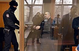 Meeting on the case on charges of private security company employee Sergei Grebenyukov and Roman Moskovsky under Art. 144, Part 3 on obstructing the legitimate activities of journalist Anatoly Zhdanov in the Dorogomilovsky District Court