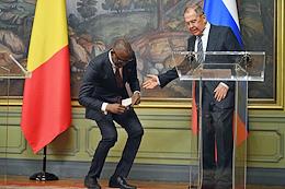 Negotiations between Russian Foreign Minister Sergei Lavrov and the Minister of Foreign Affairs and International Cooperation of the Republic of Mali Abdoulaye Diop at the Reception House of the Russian Foreign Ministry