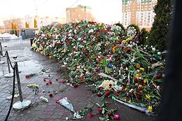 The grave of Alexei Navalny at the Borisovskoye cemetery
