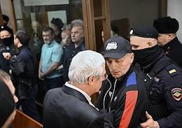 The announcement of the verdict to the brothers of the former member of the Federation Council of Russia from Karachay-Cherkessia Rauf Arashukov, and other defendants in the criminal case regarding the multibillion-dollar theft of natural gas by Gazprom PJSC in the Stavropol Territory in the Preobrazhensky District Court