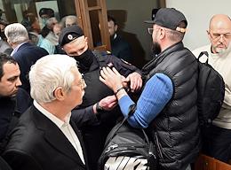 The announcement of the verdict to the brothers of the former member of the Federation Council of Russia from Karachay-Cherkessia Rauf Arashukov, and other defendants in the criminal case regarding the multibillion-dollar theft of natural gas by Gazprom PJSC in the Stavropol Territory in the Preobrazhensky District Court
