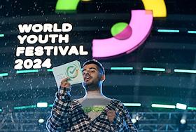 Церемония закрытия 'Всемирного фестиваля молодежи 2024' на Федеральной территории 'Сириус'