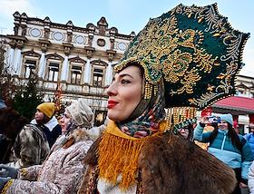 Жанровые фотографии. Празднование Широкой Масленицы 2024 в Москве
