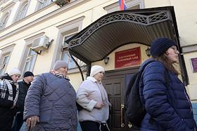 Жанровая съемка. Ситуация около Басманного районного суда