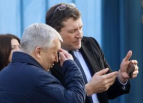 Закладка камня на месте будущего строительства Кванториума для юных железнодорожников состоялась на станции 'Родина' детской железной дороги