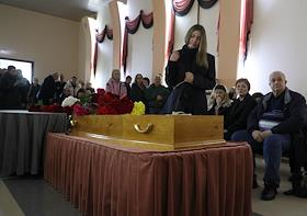 Похороны погибшей в теракте в «Крокус Сити Холле» Юлии Чечиной в Волгограде