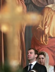 Патриаршее служение в праздник Рождества Христова. Всенощное бдение и Божественная литургия в Храме Христа Спасителя.
