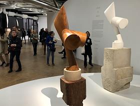 Exhibition of sculptor Constantin Brancusi (1876-1957) at the Center Pompidou