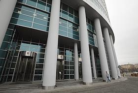 Обыск в офисе рекламного агентства 'Телеспорт' в 'Башне на Набережной' на территории Московского международного делового центра (ММЦД) 'Москва сити' по делу о мошенничестве