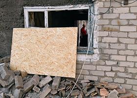 Последствия обстрела Горловки