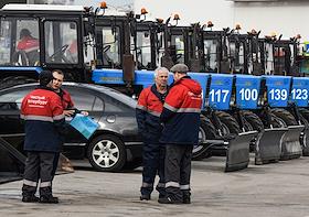 Традиционный смотр специализированной уборочной техники в Приморском районе