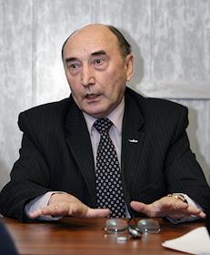 Юрий Яров - президент Объединенной судостроительной корпорации в здании Федерального агентства промышленности