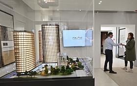 Шоурум российской строительной компании 'ГАЛС' на Большой Почтовой. ГК 'Галс-Девелопмент' открыла офис продаж жилого комплекса премиум-класса 'Дом 56' по адресу: Большая Почтовая улица д. 43-45, стр. 1