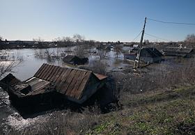 Consequences of flooding in Kurgan