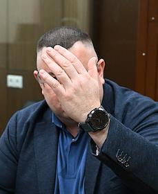 A court hearing in the case of the chief engineer of the Immuno-Gem company, Sergei Goryunov, accused of abuse of power, in the Tverskoy District Court