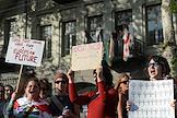 Женский марш от площади Революции роз по проспекту Руставели и митинг у парламента Грузии против закона об «иноагентах»